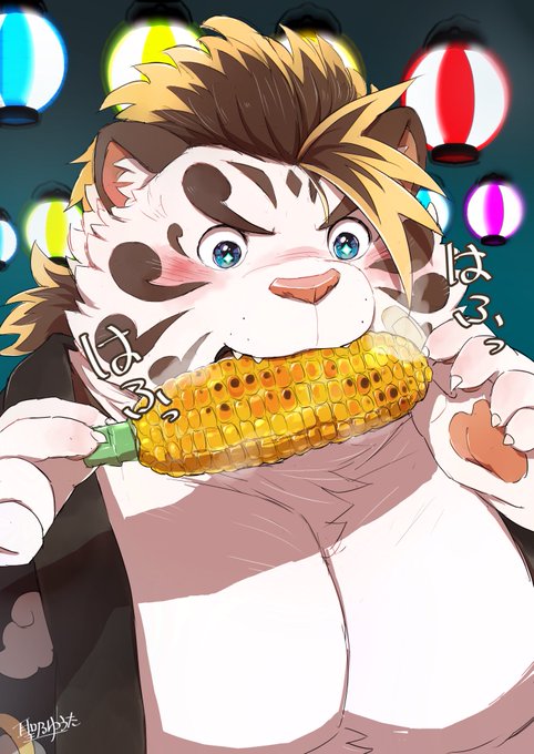 焼きとうもろこしのtwitterイラスト検索結果
