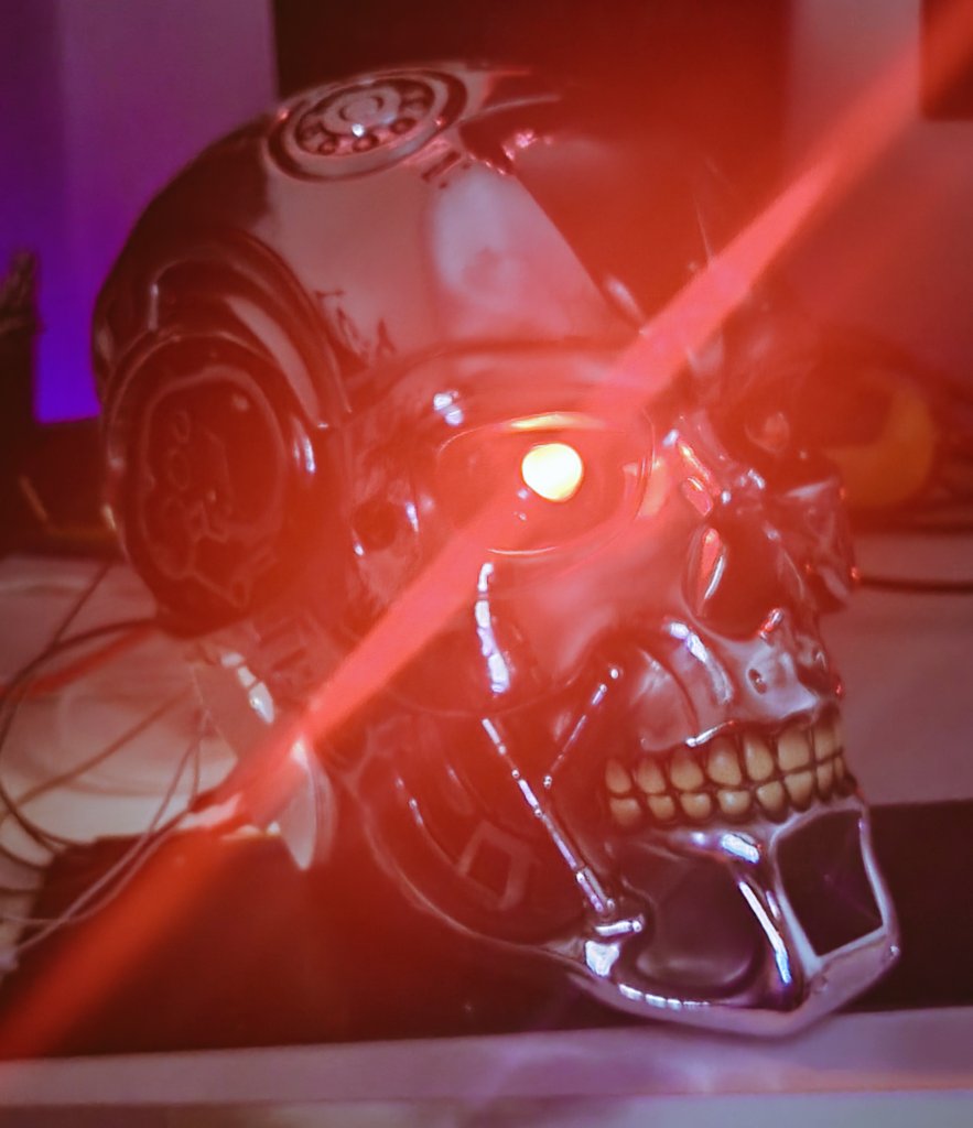 The_Mikey_D's tweet photo. Coding all day, fixing bugs + reworking things. This project is quite complicated and janky. But with any luck will have write up and final video out soon! #314reactor #terminator #raspberrypi https://t.co/o3uXCtwLCy
