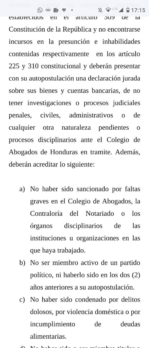 thelma_mejia's tweet photo. Aqui el inciso b) artículo 15 eliminado…es Honduras👇 https://t.co/FVfwcaIQKd