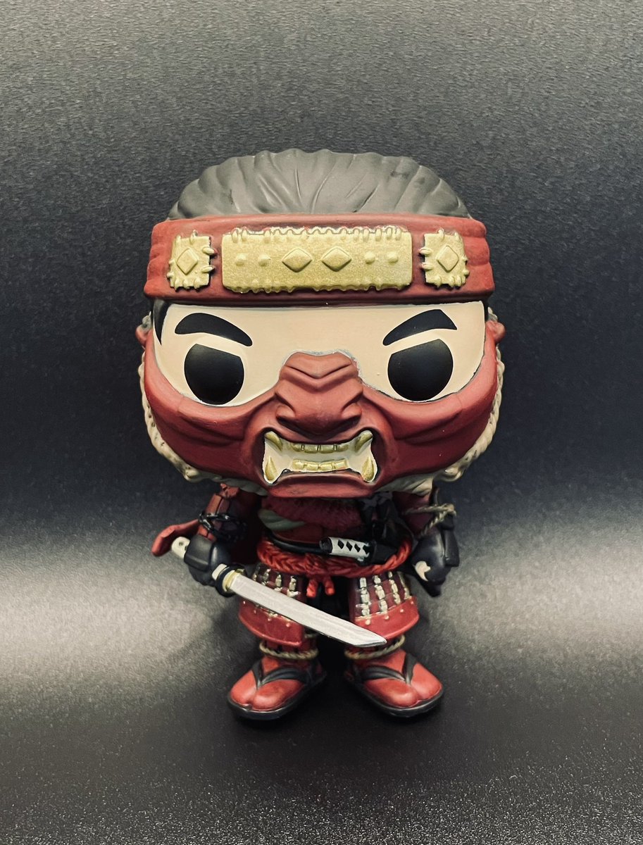 mint071106's tweet photo. 『Ghost of Tsushima』発売2周年、おめでとうございます！

記念にFunko POP仁ちゃんを、復讐の染色にリペイントし、オンリーワンの仁ちゃんしました！

関係者皆様のますますのご発展をお祈りいたします✨

#ghostoftsushima
#SuckerPunch
#FunkoPOP
#CITADEL
#figurerepaint https://t.co/zJsBVsLd3j