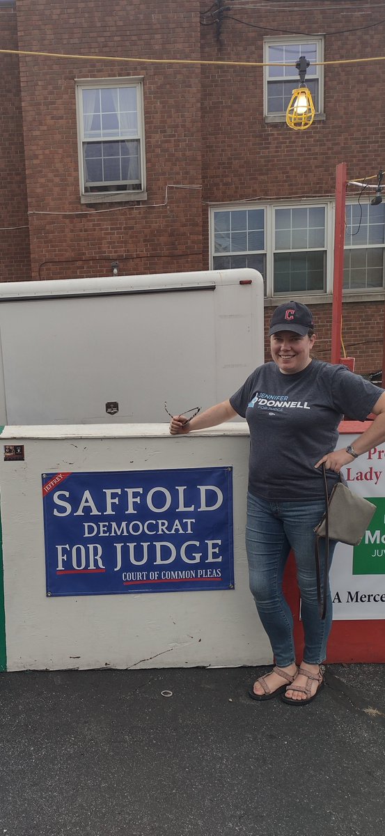bk44102's tweet photo. First weekend without a political event in a solid month. But still representing JOD for Cuyahoga County Common Pleas! #teamJOD #downballotrace https://t.co/ngQnbY29xp
