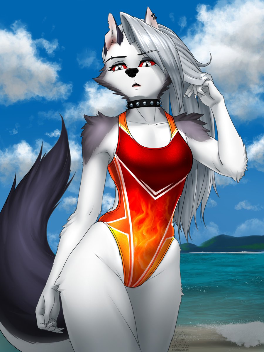 ルーナ プレイマット Swimsuit Loona 2022 Helluva Boss Loona Playmat