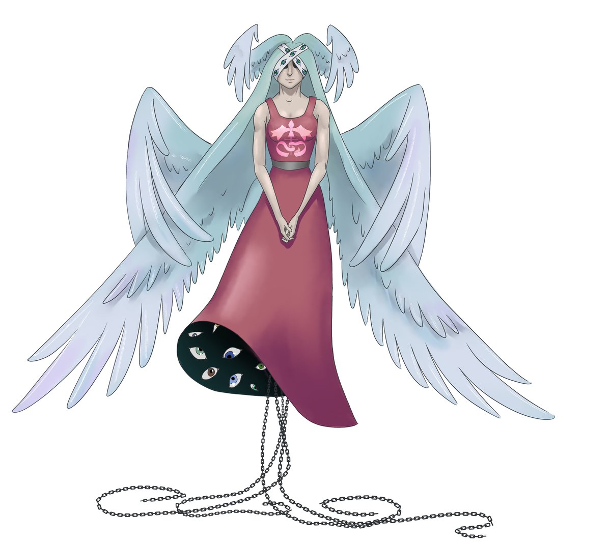 TroxyWeiss's tweet photo. Semi biblically accurate angel for @Versal17 https://t.co/UOnUBcCuaW