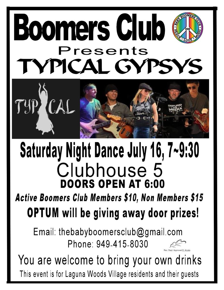 Looking forward to spending the evening with all my wonderful friends at #LagunaWoodsVillage. #BoomersClub #Concert