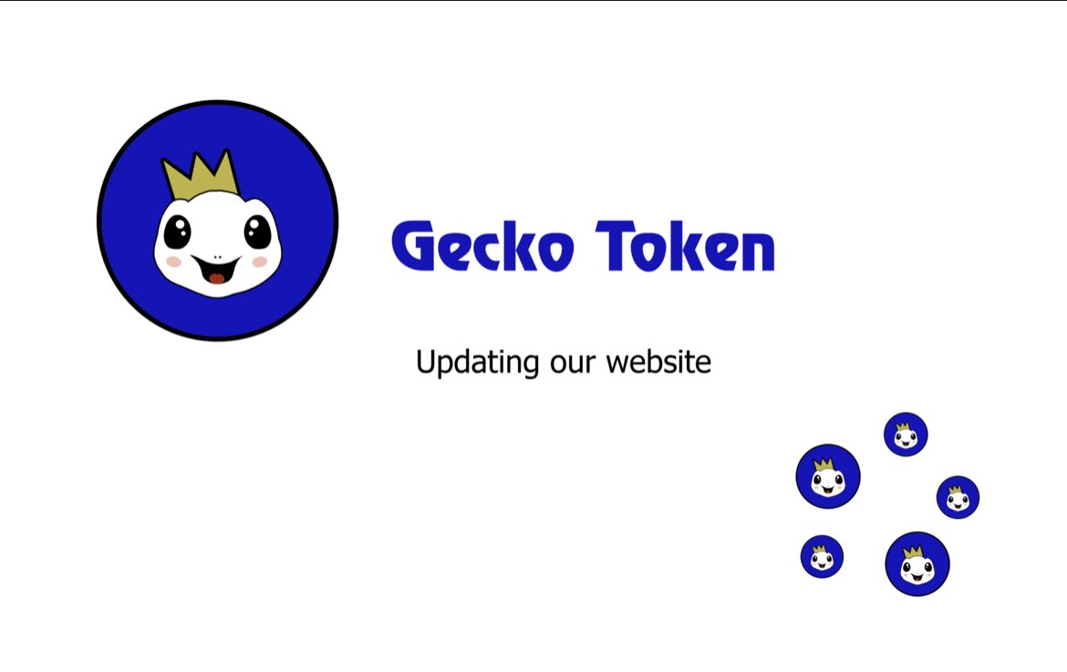gecko_live's tweet photo. #UPDATE
#GeckoToken #GECT https://t.co/I4LSGW7SAW