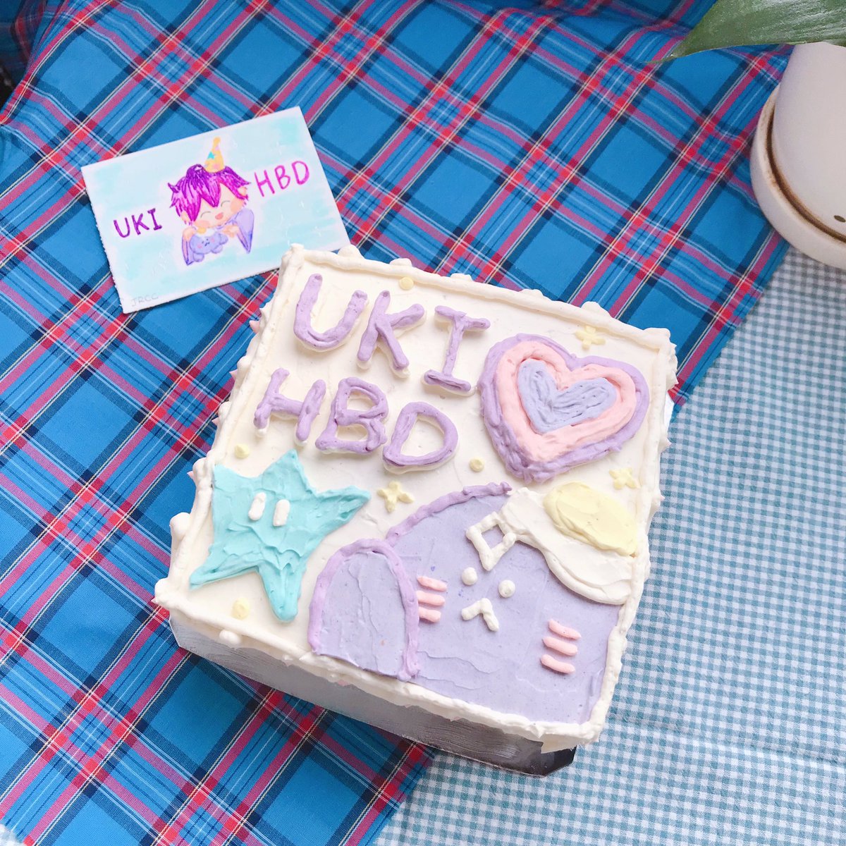 CCV20220314's tweet photo. Happy birthday to Uki🥳
I made a Ube cake for u💜and I did enjoy it!Hope you like it!
Thank you for bringing us so much great memories🌌
Let’s do more things with all stargazers in future💜
#UkiVioleta #Violeggta #VioletAtelier 
.
Sorry for my poor English>< https://t.co/zdJalCChCP