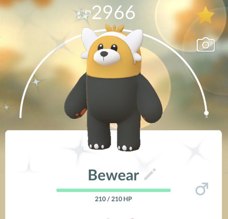 funkonymous's tweet photo. #shiny #Bewear #PokemonGO #ShinyPokemon #Stuffle #Pokemon https://t.co/jUFhIRk3Eo