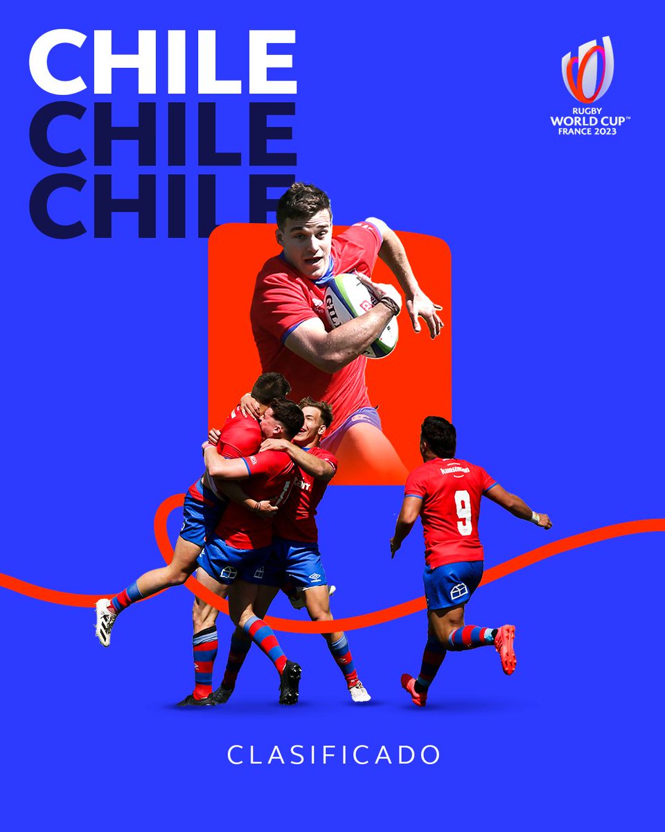 ambafrancecl's tweet photo. Histórico!! Chile 🇨🇱 estará en Francia 2023 🇫🇷 y participará por primera vez en un Mundial de #Rugby 🏉 Felicitaciones a los #Condores de @chilerugby 👏👏 #RWC2023 https://t.co/tW7im3xwze