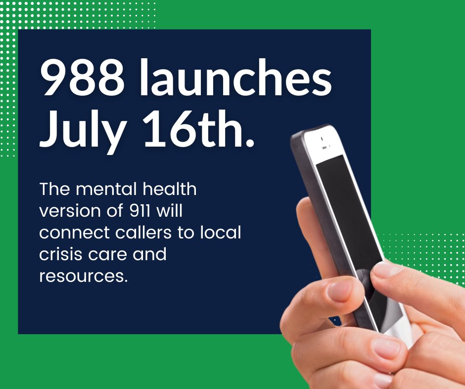 PGNOhio's tweet photo. 988⁠ launches July 16th. Those who call 988 will be routed to the National Suicide Prevention Lifeline &amp; be able to talk to a crisis counselor. There is a strong connection between suicide and problem gambling. 1-in-5 people experiencing a gambling problem will attempt suicide. https://t.co/pq1ekhfVim