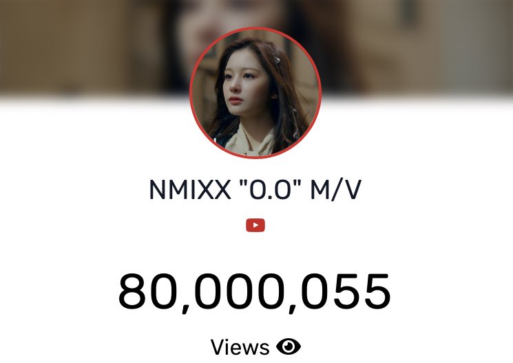 NMIXX_ST's tweet photo. [📈] VIEWS UPDATE

O.O M/V by NMIXX has surpassed 80M views on YouTube!🥳👏

Let’s keep streaming and try to reach more &amp; new milestones for NMIXX! Fighting, NSWERS💪🔥

▶ https://t.co/nTHXehm8v0

#IStreamForNMIXX #weekNmixx https://t.co/DUQNGiAwVF