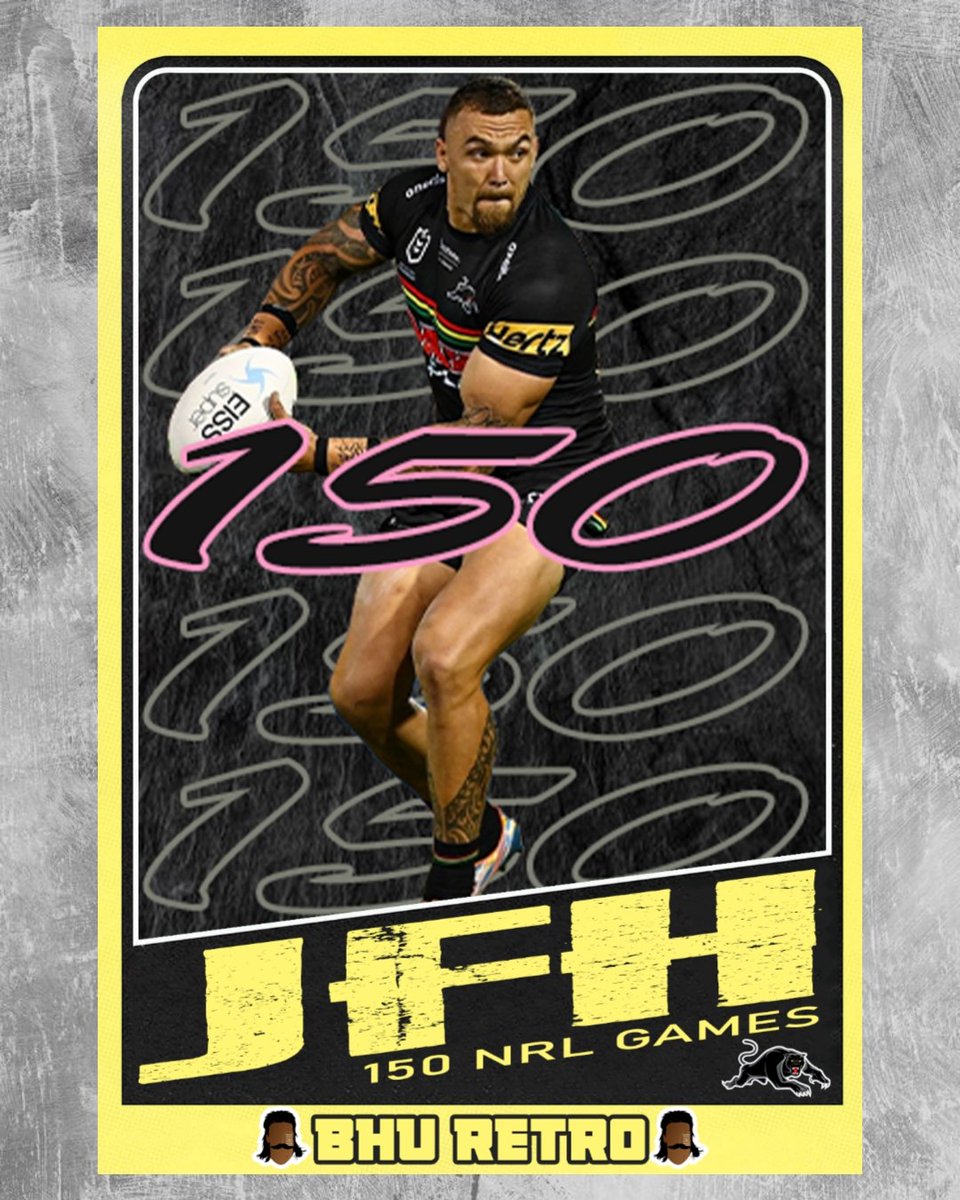 TheBHU_NRL's tweet photo. A milestone game today when the Panthers clash with the Tigers for the beast at the foot of the mountains and one of the best bookends in the NRL today, Penriths James Fisher-Harris.
#NRLTigersPanthers #NRL #PropsDoItBetter #FrontRowClub https://t.co/LNzk49nWxT