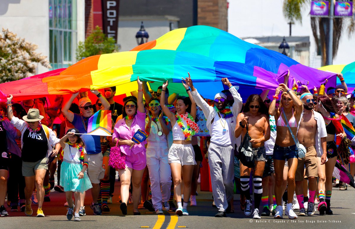 NelCepeda's tweet photo. After two years of hybrid events, San Diego Pride is back in person in 2022 https://t.co/UGc3lSDk3i