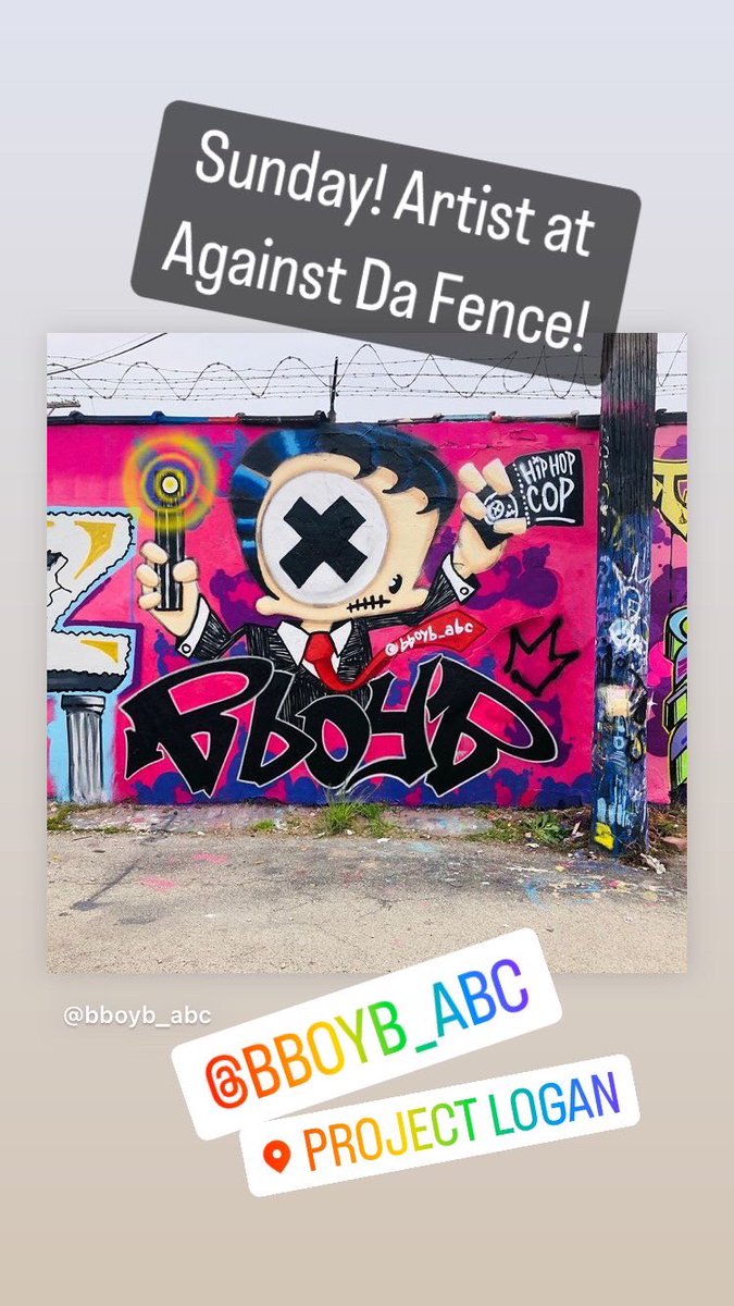 AnySquared's tweet photo. Artists at Against Da Fence, a. mini-art-fest at Project Logan. With 75+ artists! THIS SUNDAY! Details here: https://t.co/n3OsrPbqPe…
.
#againstdafence2022 #chicagoart #artpluscommunity #anysquared #renegadesoffunk #graffiti #graffitiart #liveart #art #murals #painting #drawing https://t.co/5mwbNwm84c