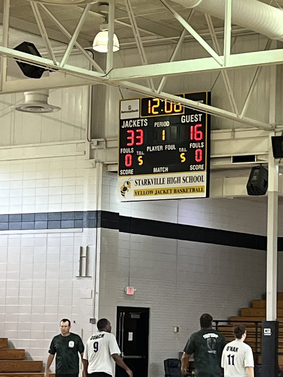 WPEasterling's tweet photo. @Starkville_PD With 12:08 to play, looking like game over unless SFD gets hot! https://t.co/1F7v67dDZ4
