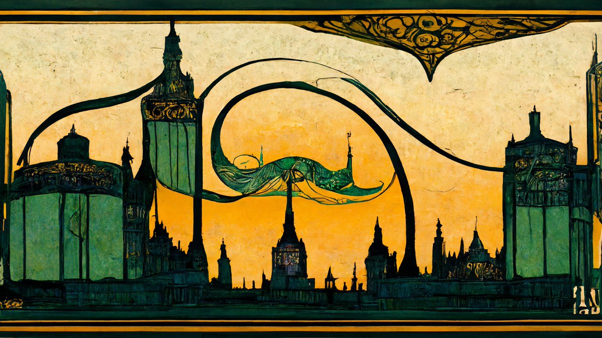 red__pixel's tweet photo. London in different styles 2 #midjourney #generativeart #art https://t.co/cYKYFtHOWv