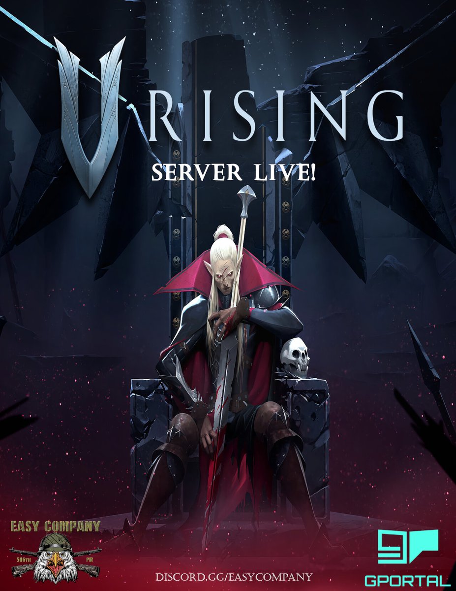 Don't forget to check out our new V Rising server! Join Easy Company today and conquer the world of the living! discord.gg/easycompany
#EasyCompany #VRising #GPortal #PCGaming