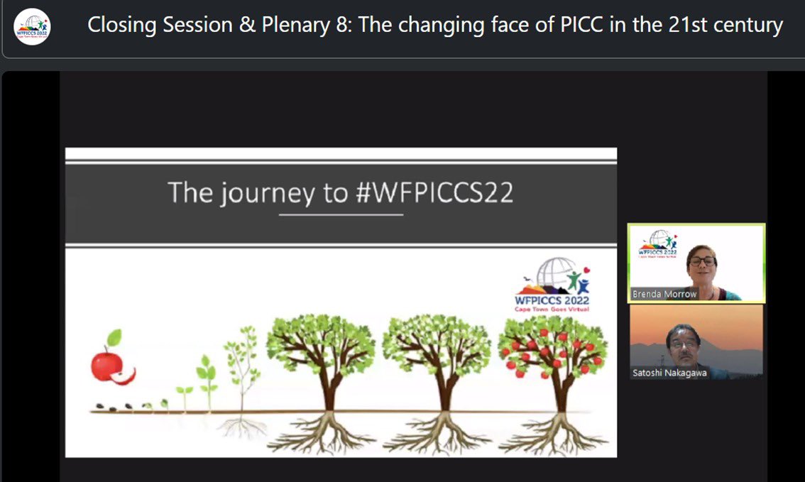 A great moment for #Physiotherapy in Pediatric Intensive Care, recognized worldwide for the beautiful and tireless work of Dr.@brendam1611 Multi and #interprofessional event in impeccable digital format #WFPICCS22 #ubuntu #PedsICU