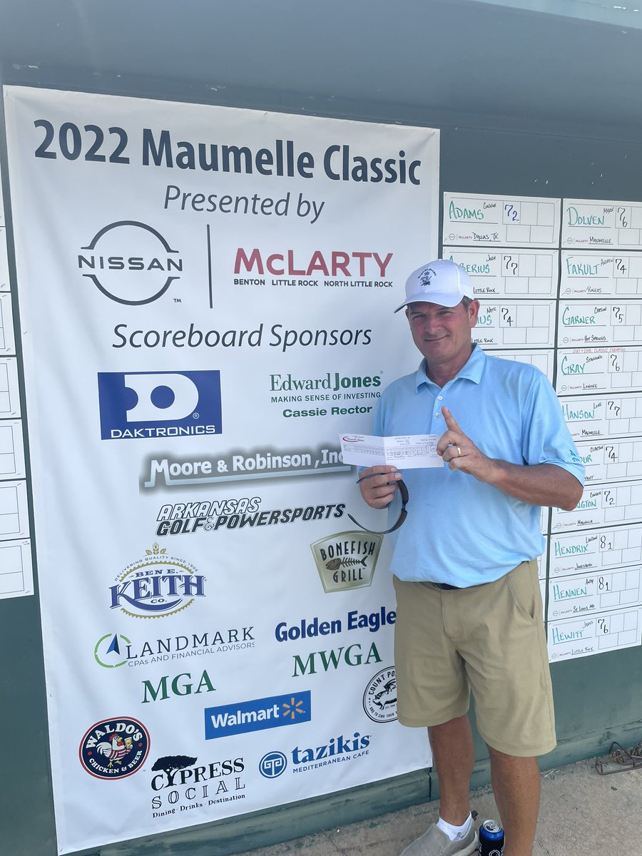 carymaddox's tweet photo. 🚨 Ace Alert 🚨 @TMartin_8 aced #13 in the 2nd Round of The Classic!  135 yards | 9 iron | Witnesses: Mark Graham &amp; Wayne Fredrick. @McLartyNissanLR @ASGAgolf @JFoxtales @ffrisco @JustinAcri7 @Wess_Moore @sully7777 https://t.co/3rSgeiJJIf