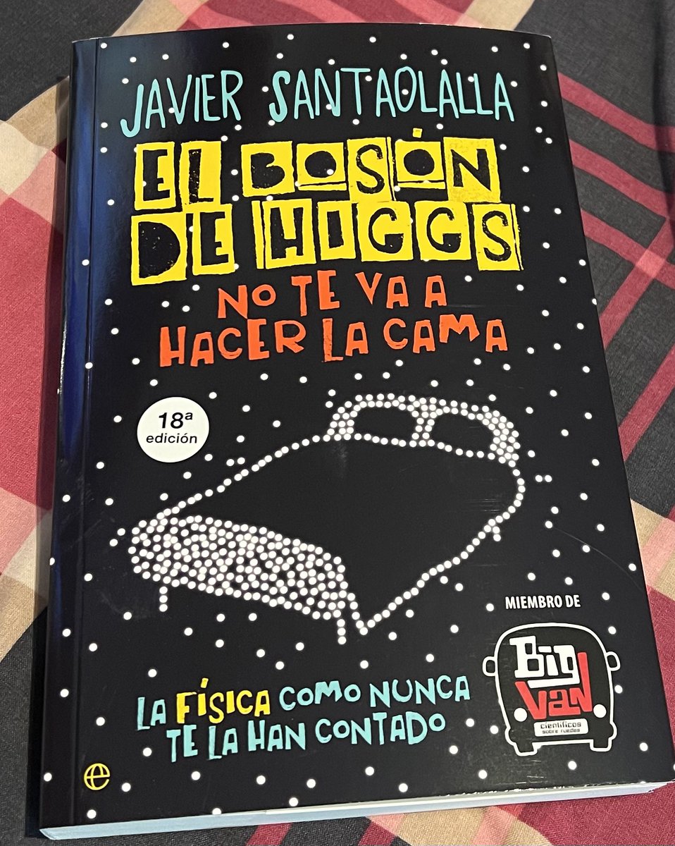 jmgc1982's tweet photo. Me encanta como divulgador científico y como Javier hace que conceptos muy complejos de la Física parezcan fáciles. Libro que me han recomendado mil veces ya que siempre me ha encantado la física y el espacio. #LecturasDeVerano https://t.co/R7PwklO8at