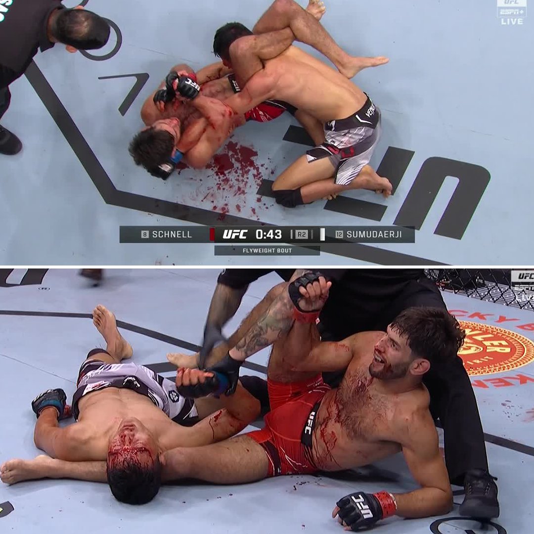 SportsCenter's tweet photo. WHAT A FINISH 😱 @espnmma #UFCLongIsland https://t.co/wC84lMw0IE