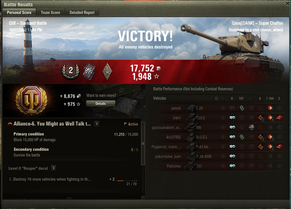 cat_master12's tweet photo. @worldoftanks IGN: Casaj_Ion
Vehicle: Super Chaffee
BASE XP: 847 https://t.co/TOXw4mT2zZ