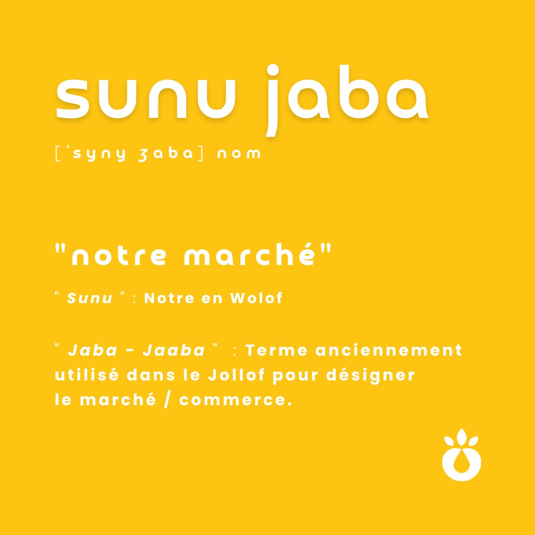 Vous êtes nombreux à nous demander ce que signifie " Sunu Jaba " 👀 
Maintenant vous savez 😏 

#weareafrikamart #nunafrikamart #sunujaba #jollof #afrikamart #freshproduce #supplychain #senegal #produitsfrais #agritech #entrepreneur #startup #kebetu