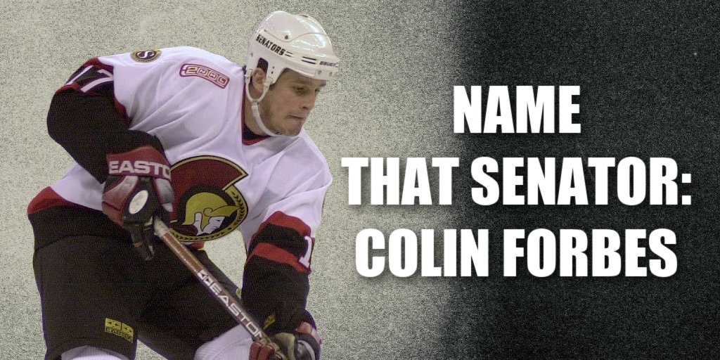 Colin Forbes played for the Flyers, Lightning, Senators, Rangers and Capitals. Drafted 166th overall by the Flyers in the 94 NHL Entry Draft, Forbes played a total of nine seasons in the NHL. The Sens got him in 1999 from Tampa in a one for one deal for Bruce Gardiner.