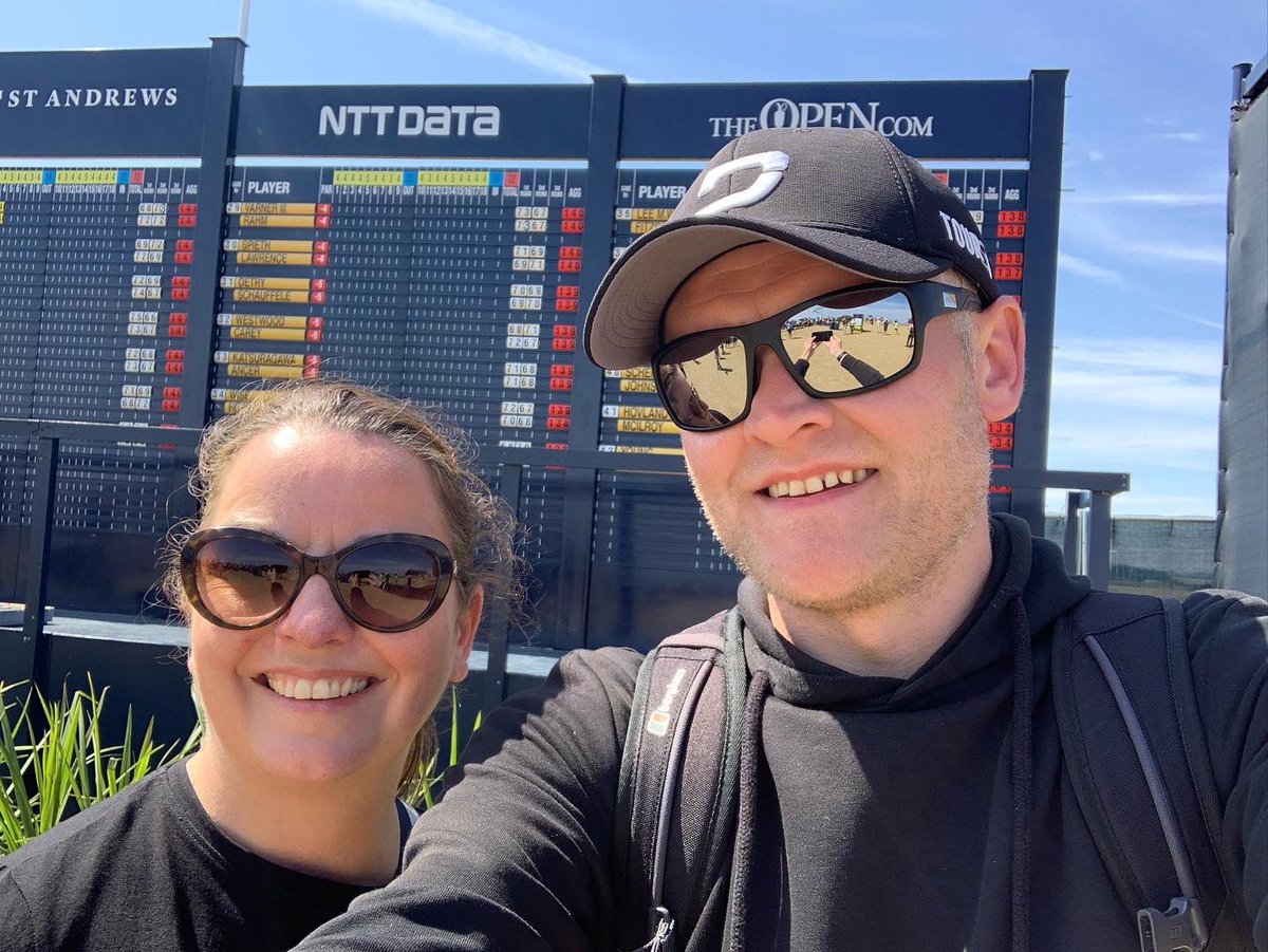CaraLambPE's tweet photo. Great day at the 150th Open Championship. Even managed to see Rory sink an eagle from the bunker. #offthebucketlist✅ https://t.co/EDI6iuFnqz