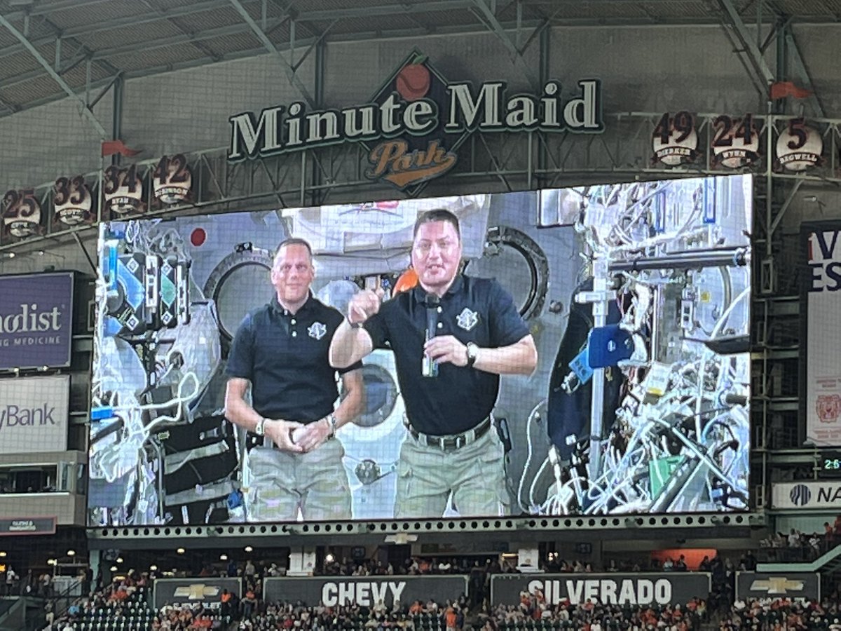 KarenEngle's tweet photo. For sixty years the @astros and @NASA have shown Houstonians limitless potential. On a Mission thatโs out of this world! #NASADay #GoForLaunch https://t.co/Dh19BOtnSC