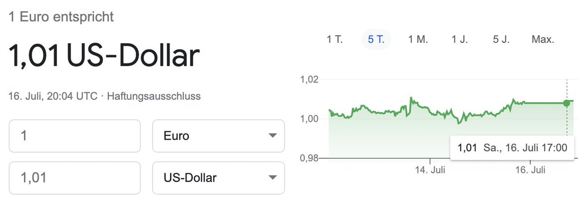 Curious if the $EURO has now replaced $USDT as the largest $USD stablecoin? 🤓