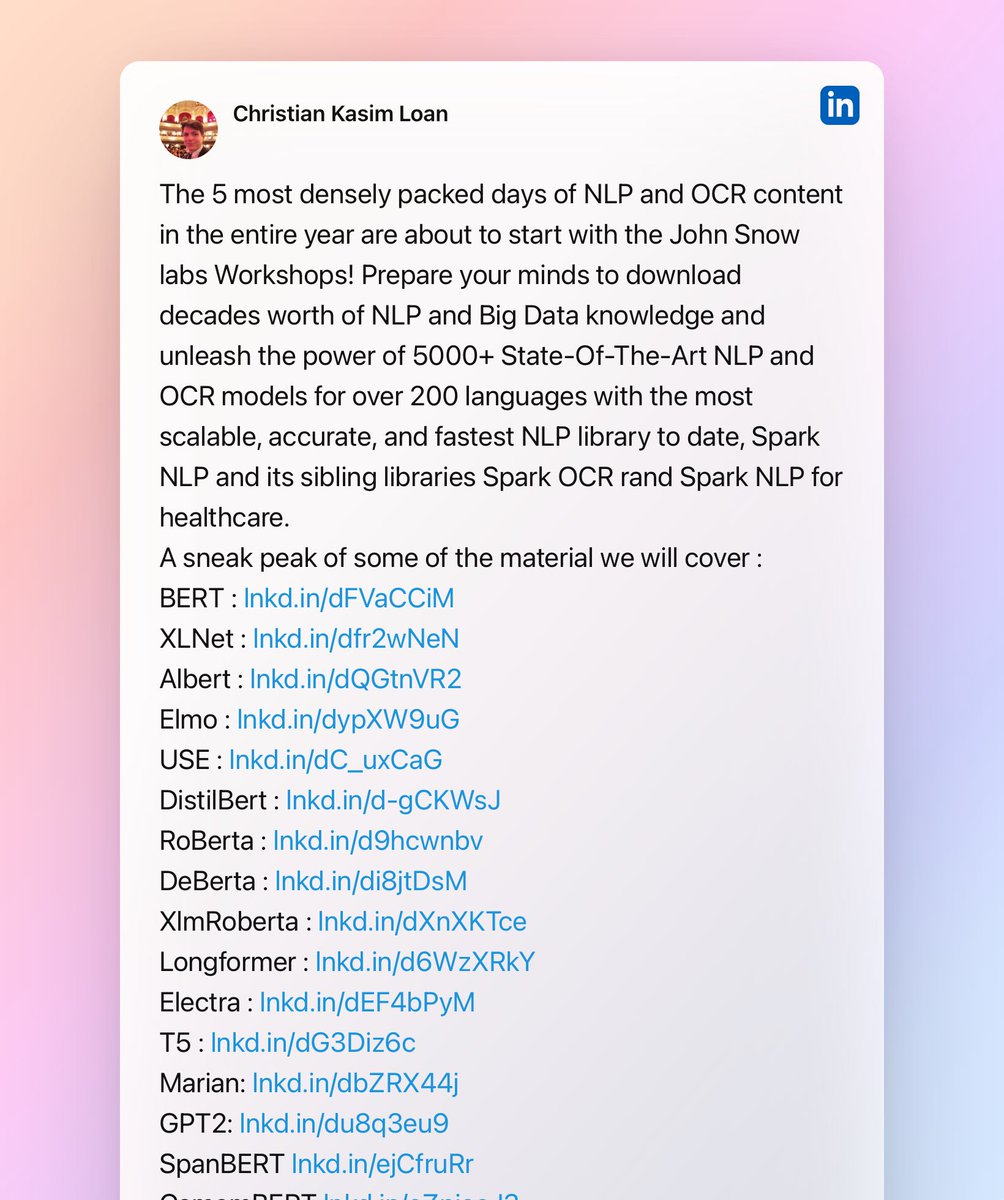 digitalhealthxx's tweet image. #sparknlp #sparkocr #nlu #nlproc @JohnSnowLabs