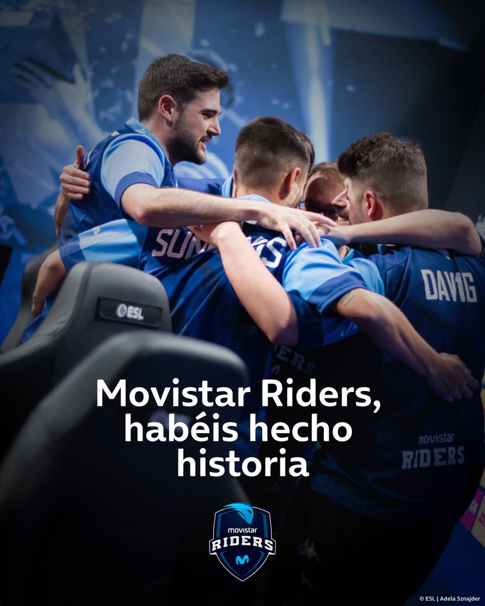 💙💙 <a href="/Movistar_Riders/">Síguenos en @MovistarKOI</a>, habéis hecho HISTORIA 💙💙