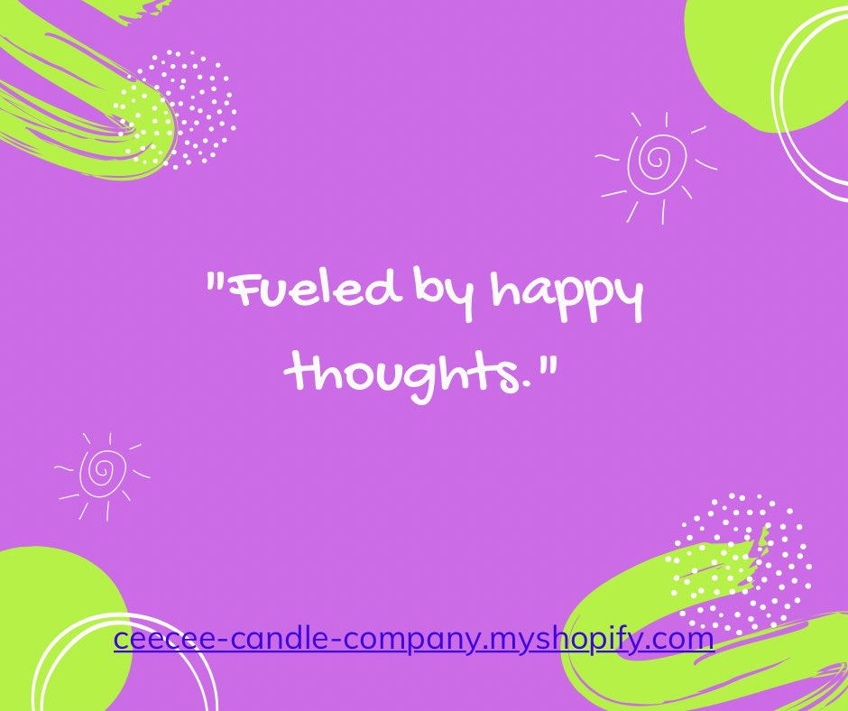 CeeCandle's tweet photo. Fueled by happy thoughts https://t.co/sVFhwvCcn3 #happy #happythoughts #fuelthemind #lightacandle #mentalhealthmatters #soycandles #candles #aromatherapystore #aroma #allnatural #selfcare #blackownedbusiness https://t.co/Js5MAKmvLH