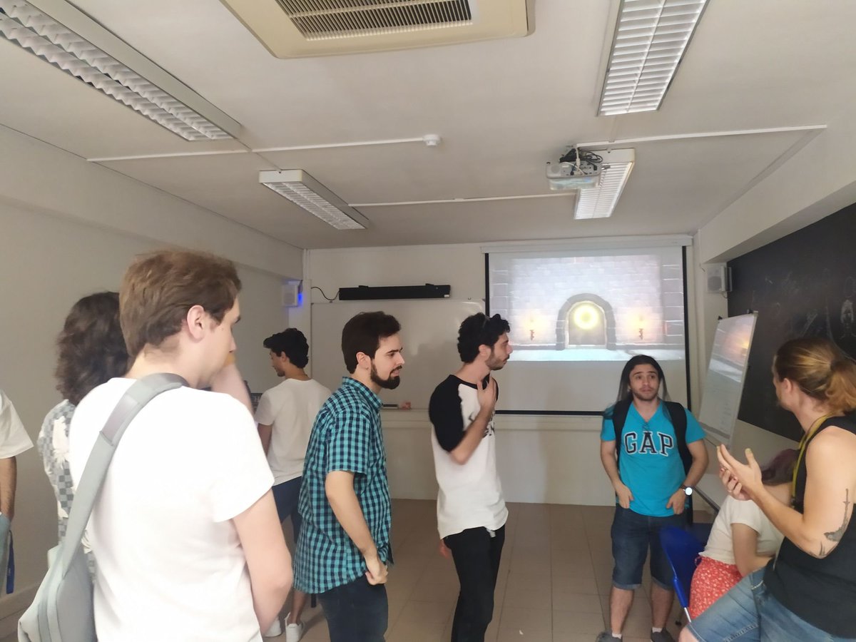 D4_Studios's tweet photo. Yesterday we had a blast @ULusofona's #OverAndOut where we had the pleasure of showcasing our project Runewatch and create new connections with people from the game dev industry. 
Even snatched a couple awards! 😄
To everyone in the organization team, thank you for the opportunit https://t.co/1zI8iGZbgl
