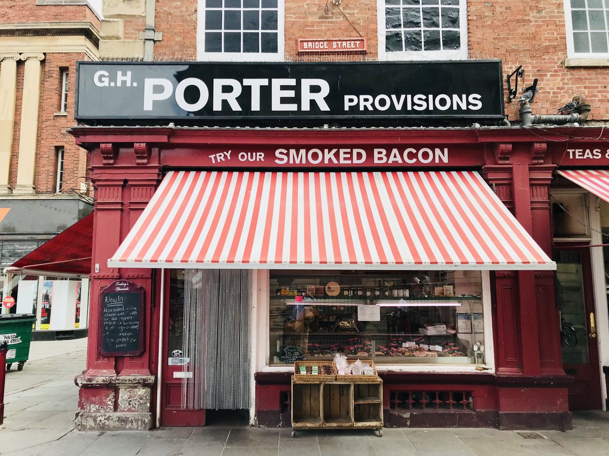 Is there anything better than a traditional butcher by a corner of the town square ? #Newark