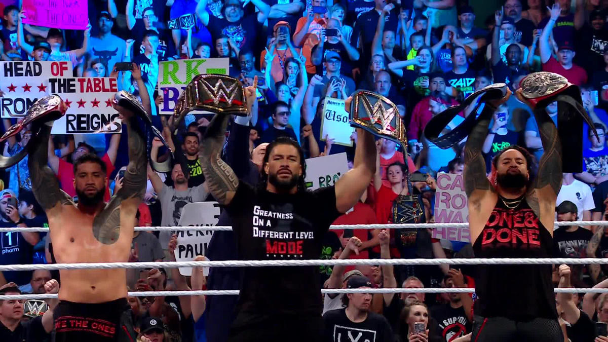 predictions for summer slam   usos retain the tagteam championships  bianca retains  liv retains  roman reigns retains the undisputed championship  bobby lashley retains its not a prediction its a spoiler <a href="/WWERomanReigns/">Roman Reigns</a>