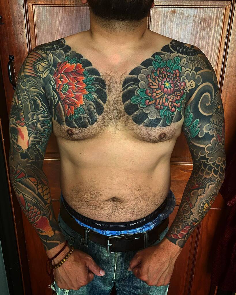 HoriKayden's tweet photo. #tattoo #Tattooer 
#Tattooing #Tattooart #horikei #horikei617 #sleevetattoo #backtattoo #japanesetattoo #japanesetattooboston  #colortattoo #koitattoo #blackandgreytattoo #japaneseart #hannya #dragon #dragontattoo #flowertattoo #photooftheday #instagood #instadailey #love #l… https://t.co/POUOhx6bOJ