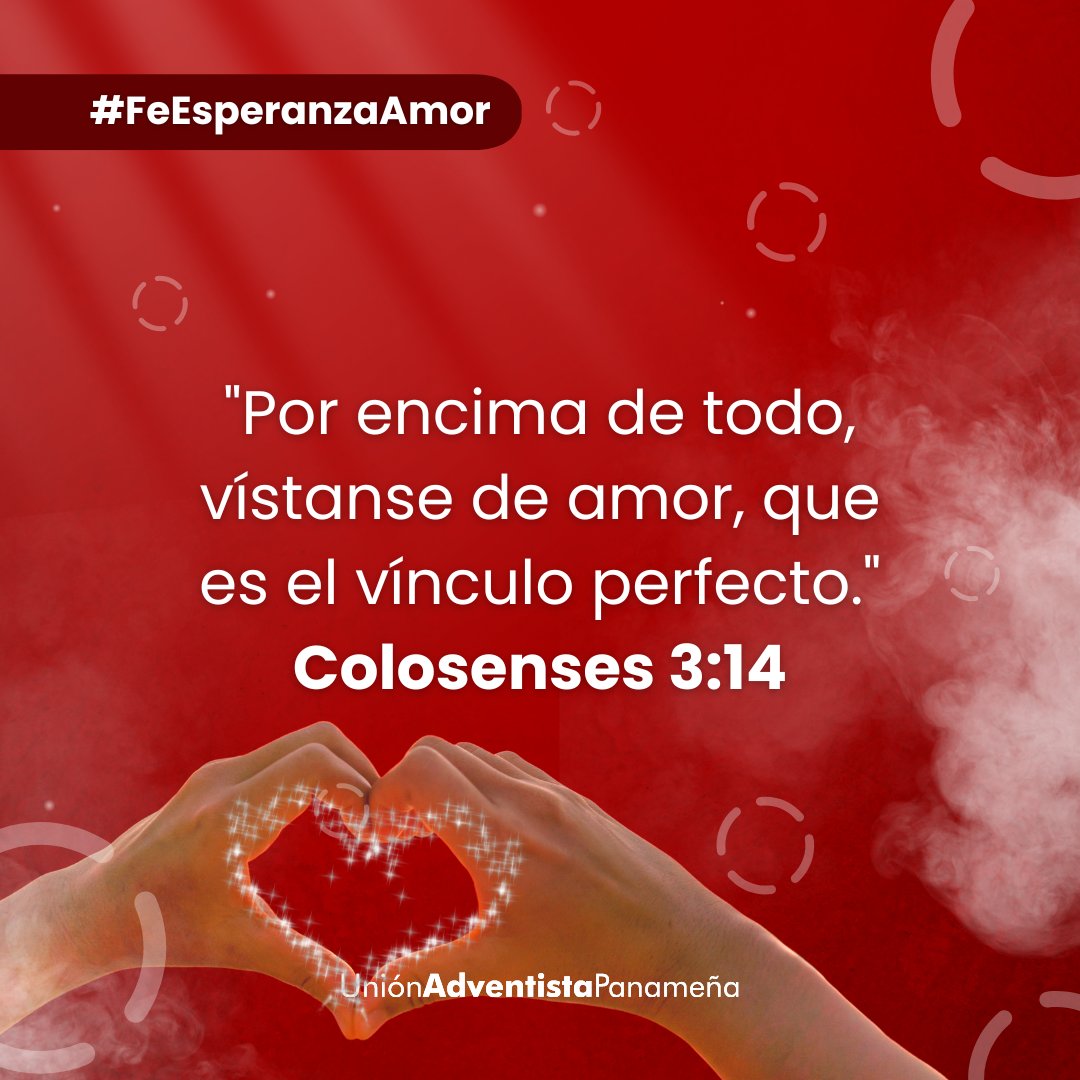 El #AMOR verdadero, puro y que viene de Dios es todo lo que necesitas en tu vida ❤️.

Gracias Dios por amarnos como nos amas 🥰.

#SábadoRETO #NOWSabbath #FeEsperanzaAmor