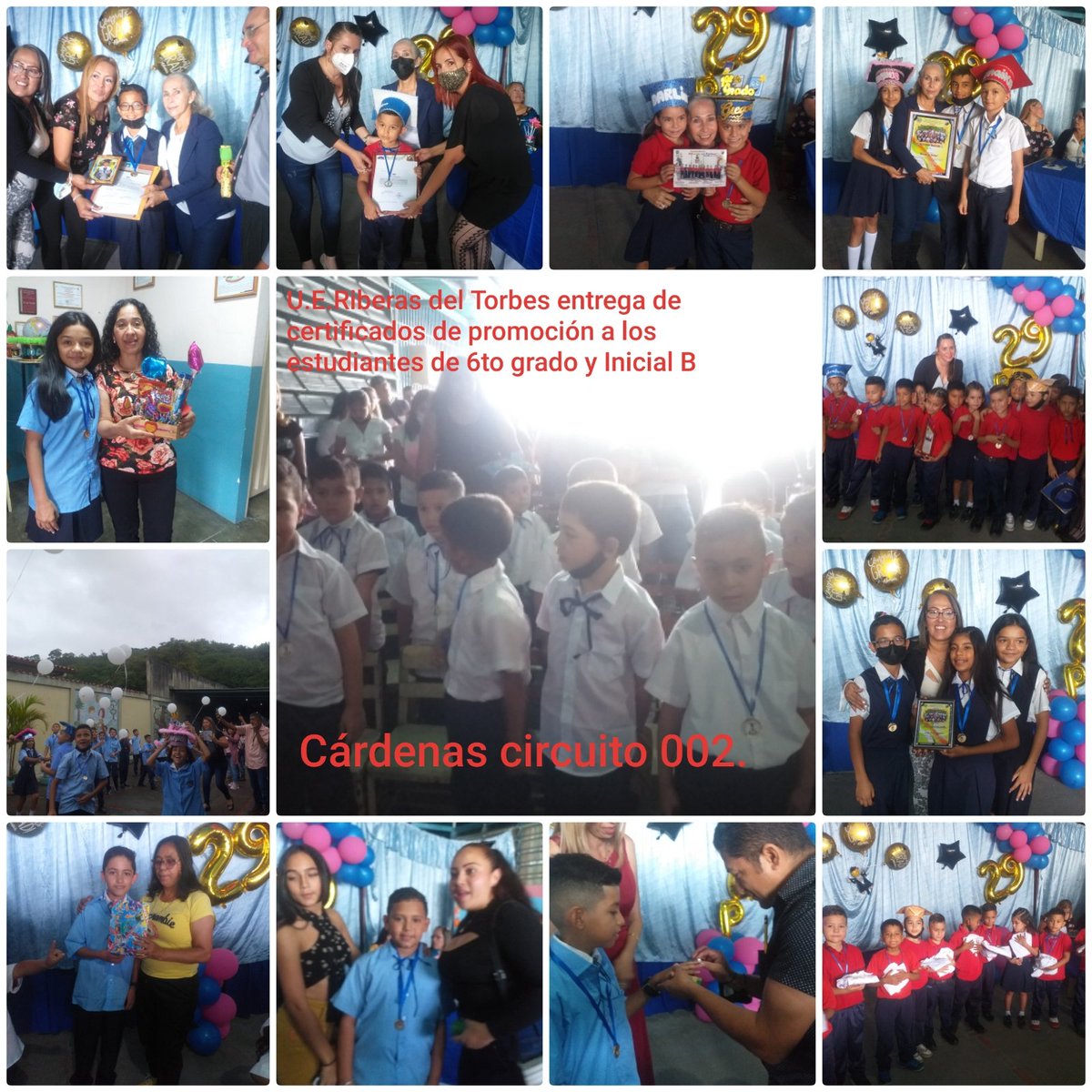 escuelariberas's tweet photo. U.E.Riberas del Torbes acto y misa de grado de los estudiantes de Inicial B y 6to grado. Cárdenas circuito 002. https://t.co/rmUddSmyi1