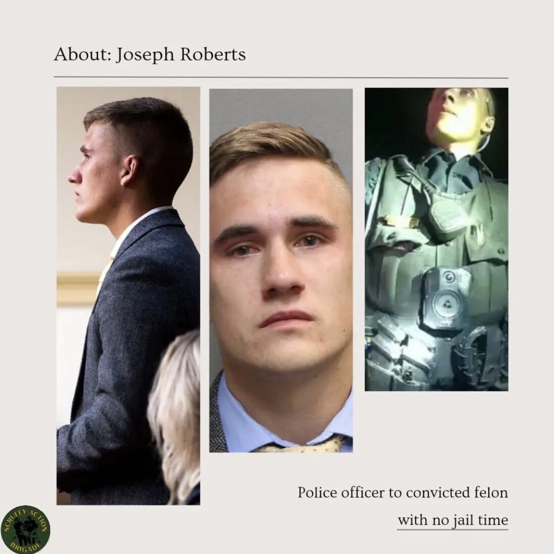 knoxcopwatch's tweet photo. Former KPD Officer Joseph Roberts gets off easy after two separate incidents where he violently pursued and attempted to arrest women without cause AND falsified reports and tampered with evidence to cover his ass.
Source: https://t.co/ZHXYxt64tB https://t.co/VnZ3ic3Pg4