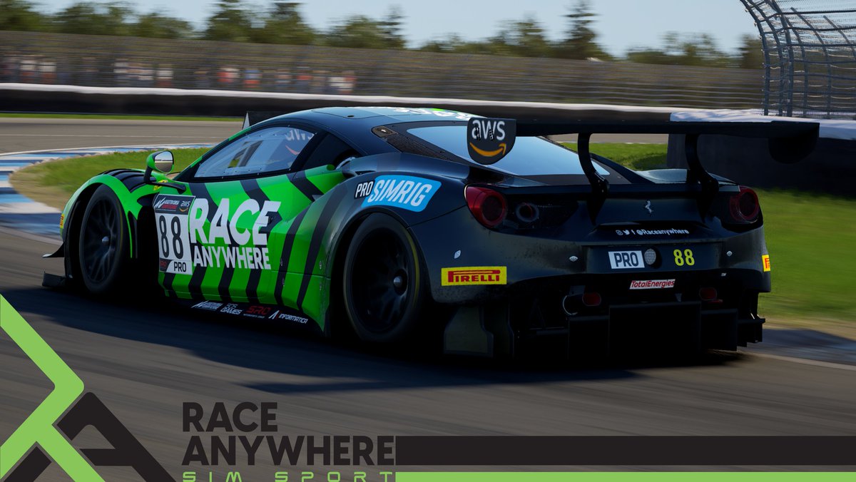 🏆🏆🏆Race Anywhere Simsport Ferrari #67 takes the Silver class WIN in SRO Esports IGTC 8H of Indianapolis🏆🏆🏆

Mega job by Fabien, Maciej and Grantas🙌

The RAS Honda #99 brought home the car in P12 in the PRO class, solid points scored.🙏