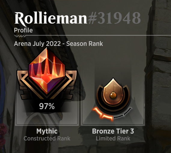 Haven't played magic in a few years, tried MTGA played standard, went from bronze to mythic in about 25-30 hours, 80% wr in bo3 standard with hinata jeskai, not exactly sure how hard this is, but still happy regardless (next up is constructed)