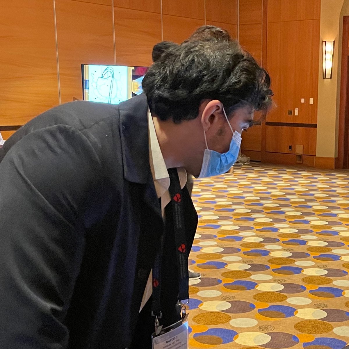 reflowmedical's tweet photo. "I need this in my lab!" Physician's comment at #compcourse2022 after trying the new coraCatheters line (coming soon)! "Great torque-ability." With @OuthitBouasaysy and John Fulkerson from Reflow. Request a demo: https://t.co/j0n46DYaYf #catheters https://t.co/nPAM6krNJu