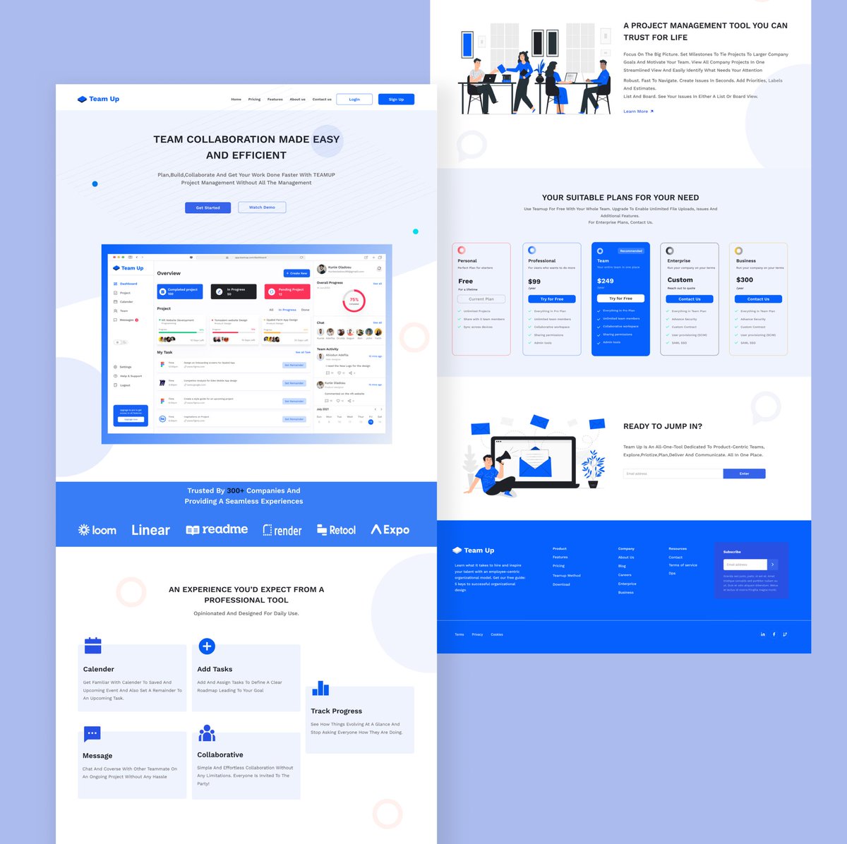 kunle_Design's tweet image. Hi guys
I did something today. A project management software website landing page. be.net/gallery/148303…
I am open to a full-time/freelance product design role.