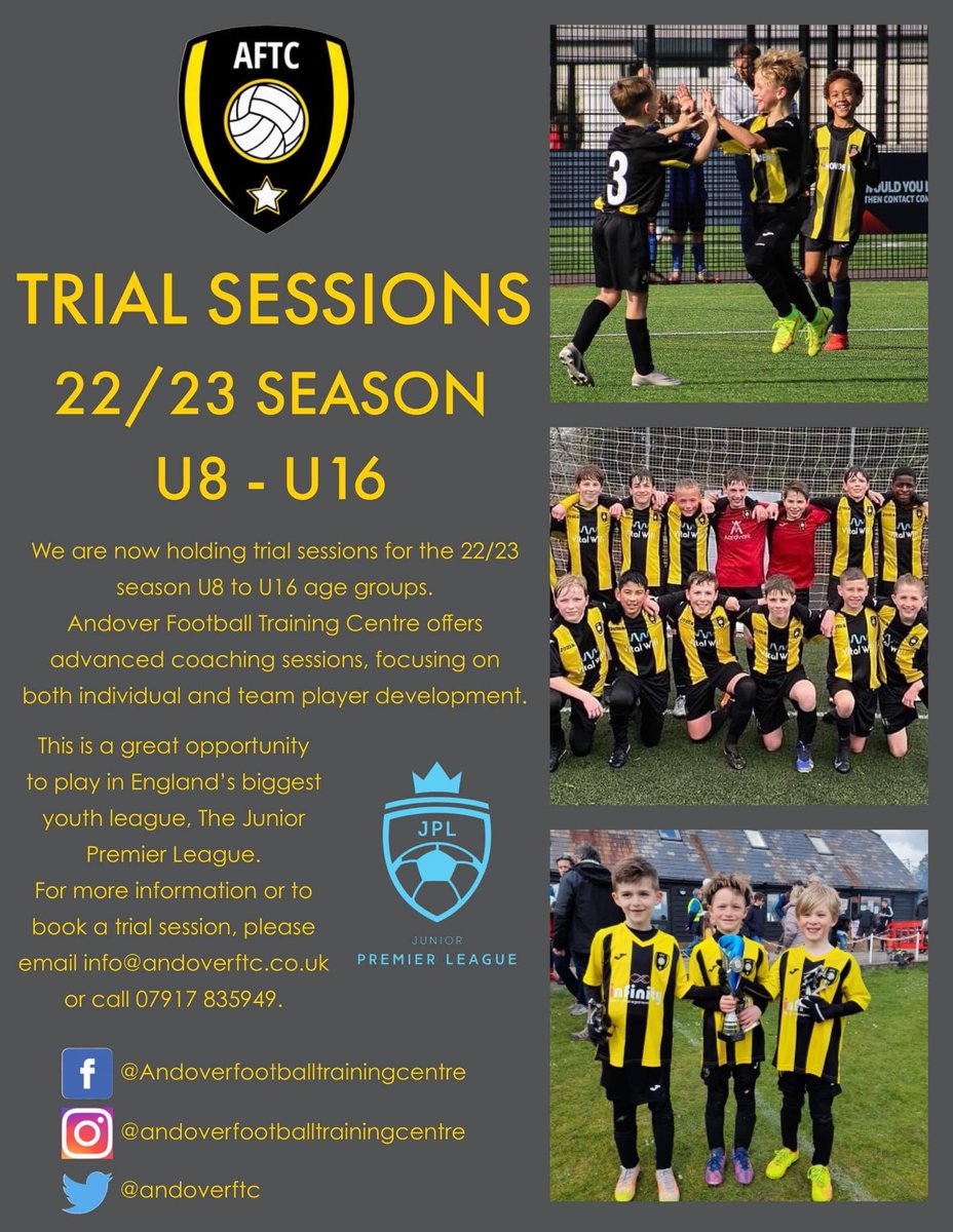 Andover Football Training Centre (AFTC) (@andoverftc) on Twitter photo 