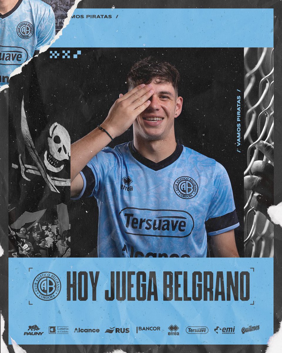 💪💙¡HOY
JUEGA
#BELGRANO!

#VamosPiratas 🏴‍☠️