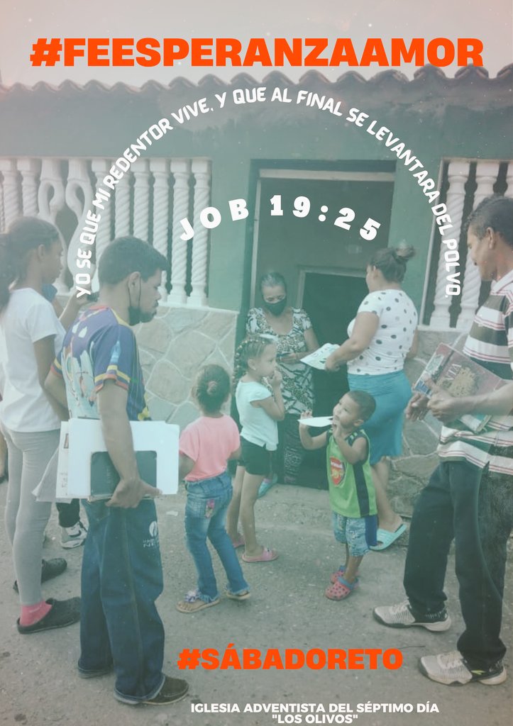 La verdadera vida solo se vive con Jesucristo y con #FeEsperanzaAmor 
<a href="/AVCSur/">Asociación Venezolana Centro Sur</a> <a href="/UVOriental/">Adventistas Venezuela</a>