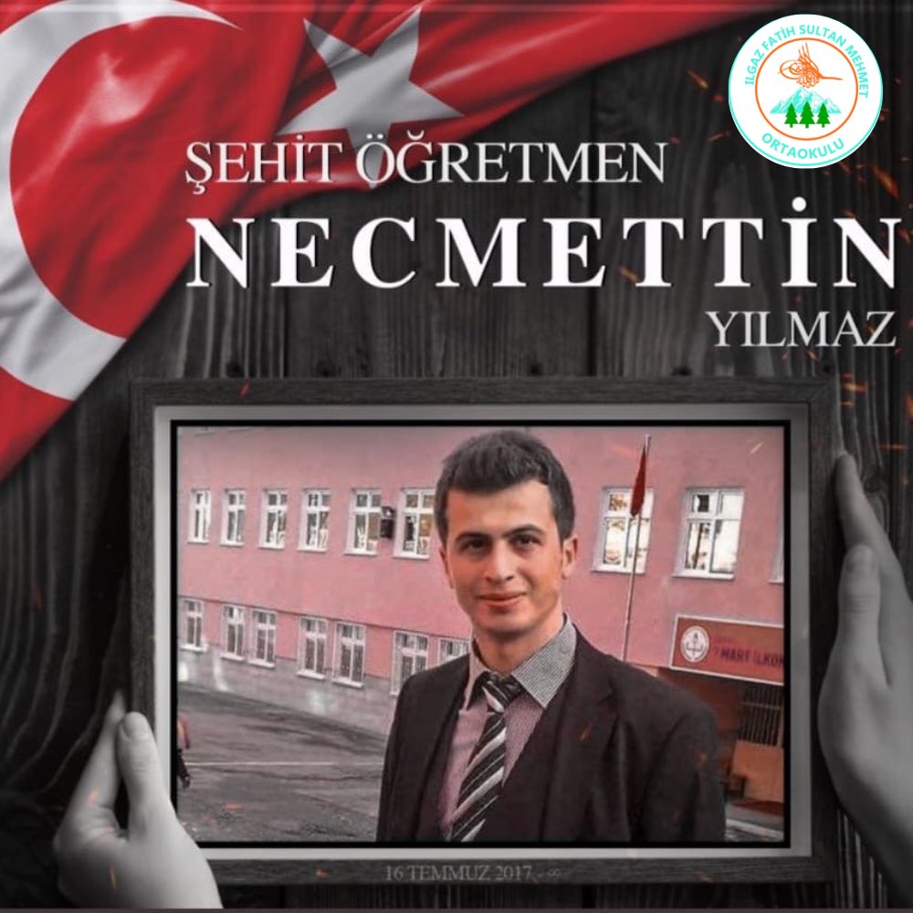 ılgazfsmortaokulu (@ilgazfsmort) on Twitter photo Yaz tatili için memleketi Gümüşhane’ye giderken Tunceli'de hain terör örgütü PKK tarafından kaçırıldıktan sonra şehit edilen öğretmenimiz #NecmettinYılmaz’ı şehadetinin beşinci yılında rahmet ve minnetle anıyoruz.
<a href="/tcmeb/">Millî Eğitim Bakanlığı</a> <a href="/MemCankiri/">Çankırı İl Millî Eğitim Müdürlüğü</a>
Unutmadık…
Unutmayacağız…Unutturmayacağız… Yaz tatili için memleketi Gümüşhane’ye giderken Tunceli'de hain terör örgütü PKK tarafından kaçırıldıktan sonra şehit edilen öğretmenimiz #NecmettinYılmaz’ı şehadetinin beşinci yılında rahmet ve minnetle anıyoruz.
<a href="/tcmeb/">Millî Eğitim Bakanlığı</a> <a href="/MemCankiri/">Çankırı İl Millî Eğitim Müdürlüğü</a>
Unutmadık…
Unutmayacağız…Unutturmayacağız…