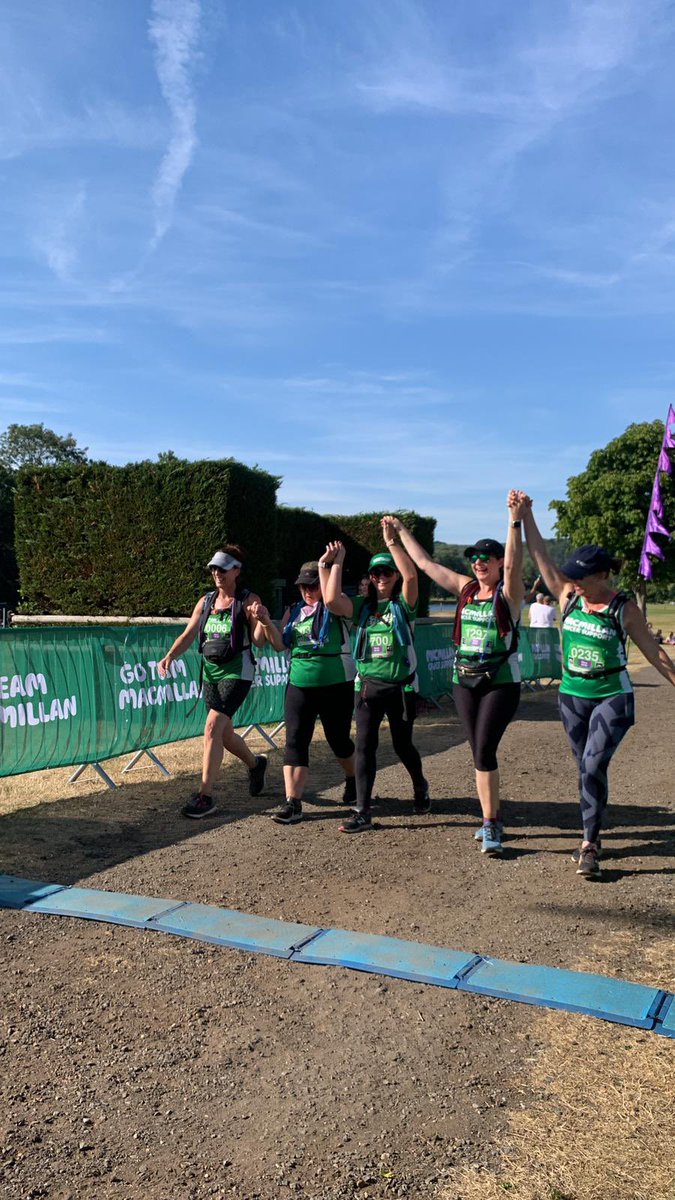 We finally completed the 26 mile Thames Path Mighty Hike in just under 8 hours. Such an amazing achievement especially in the heat. Thank you to everyone who has donated. So far we have raised over £3,200 <a href="/macmillancancer/">Macmillan Cancer Support</a> <a href="/fionafifi11/">Fiona O'Connor</a> <a href="/trackie_72/">Attracta browning</a> <a href="/GrettaActon/">Gretta Acton</a> <a href="/ann_compt16/">Ann Compton</a>