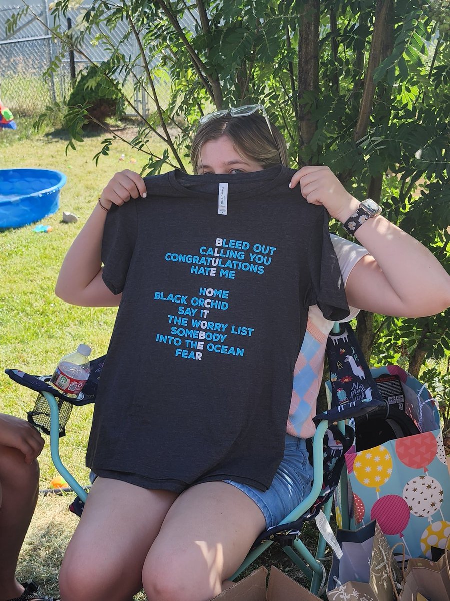 katew89's tweet photo. Surprised my daughter her with her first concert tickets for her golden 14th birthday! Can't wait for the show on Monday in Missoula Montana! @blueoctober @KettleHouseAmp https://t.co/lFtrRUic07
